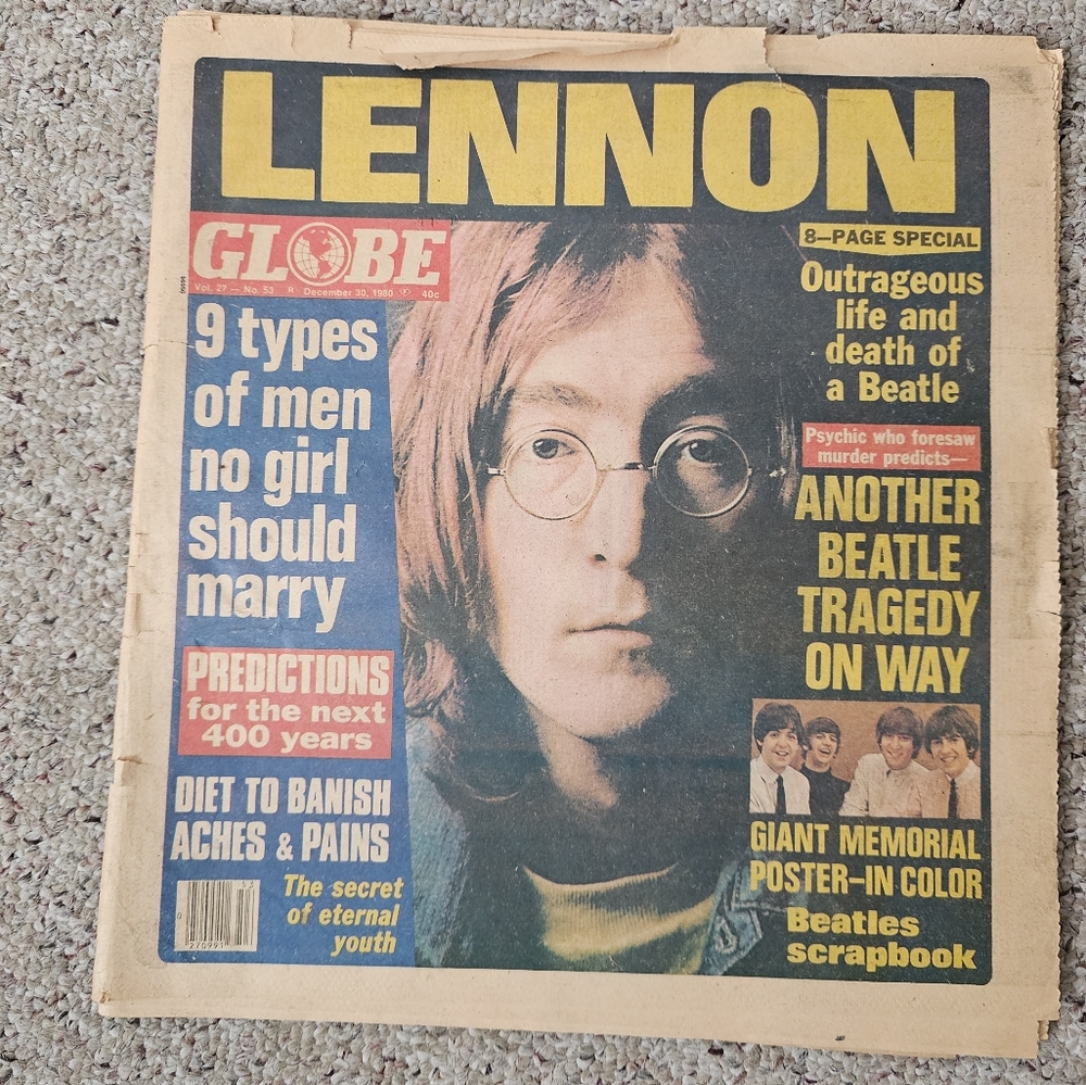 Vintage Globe Tabloid